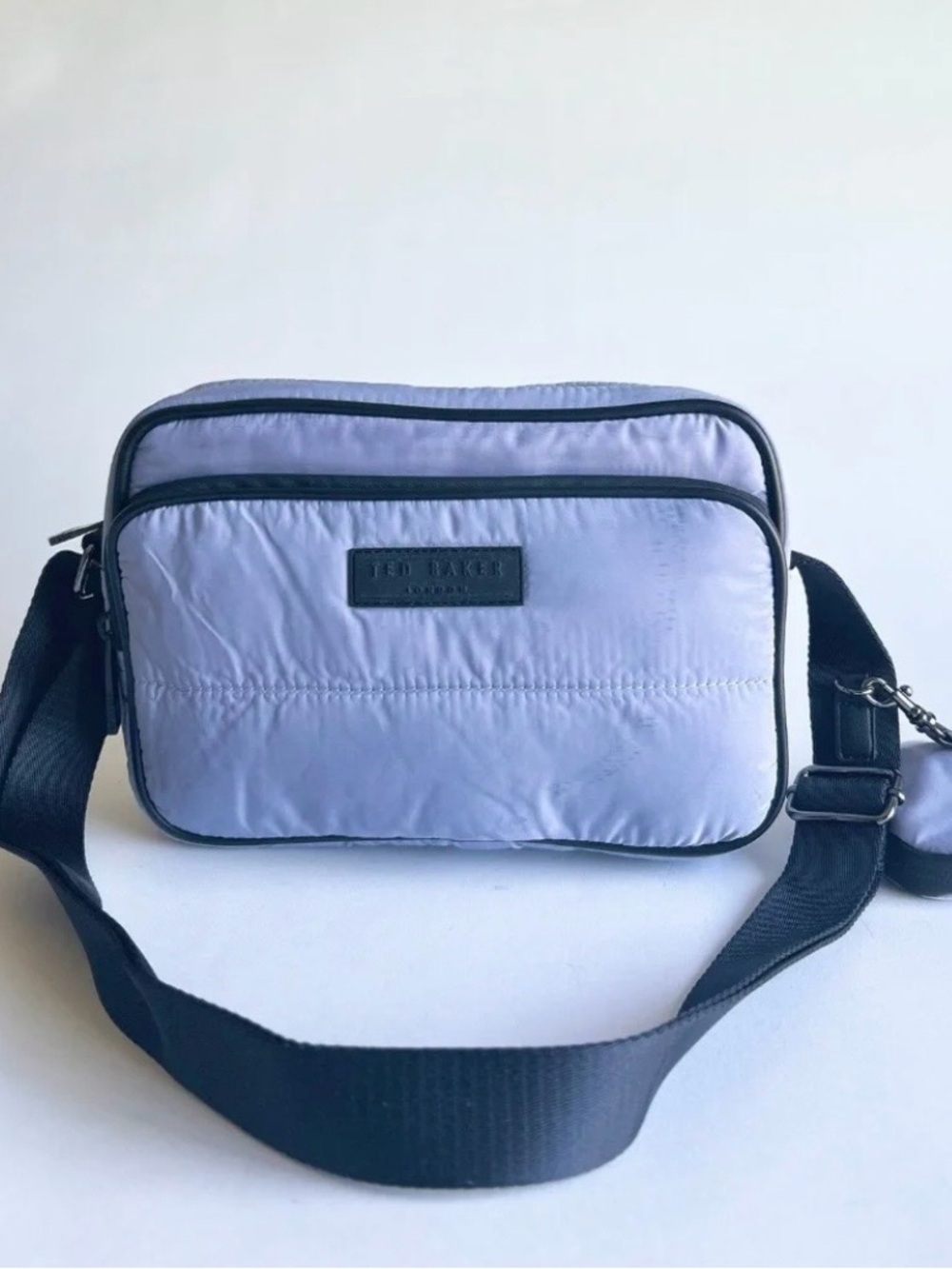 Ted Baker Lavender Nylon Shoulder Crossbody Small Bag.